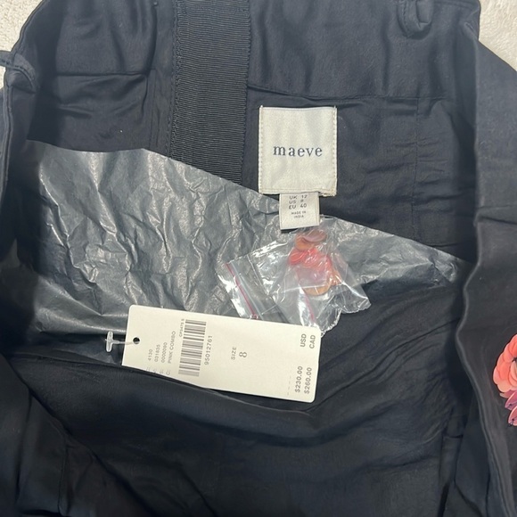 Maeve by Anthropologie 3D Floral Spaghetti Mini Dress NWT — Sz 8 - Picture 10 of 13